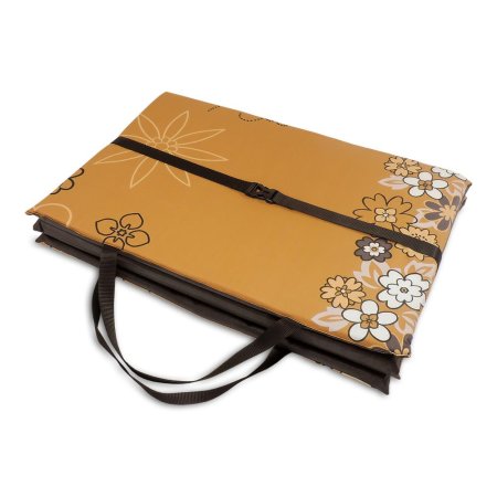 PROFIZOO Skladacie Plážové Molitanové Lehátko 172cm hnedý kvietok (bav)