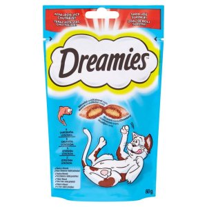 DREAMIES pochúťka s lososom 60 g