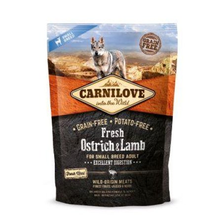 Carnilove Dog Fresh Ostrich & Lamb pre Small Breed 1,5kg