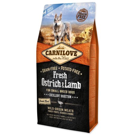 Carnilove Dog Fresh Ostrich & Lamb pre Small Breed 6kg