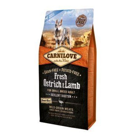 Carnilove Dog Fresh Ostrich & Lamb pre Small Breed 6kg