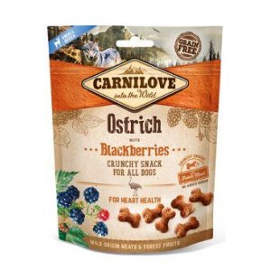 Carnilove Dog Crunchy Snack Ostrich & Blackberries 200g