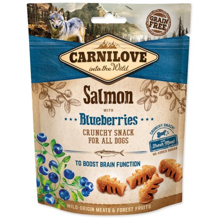 Carnilove Dog Crunchy Snack Salmon & Blueberries 200g