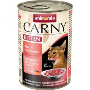 ANIMONDA konzerva CARNY Kitten - hovädzie + morčacie srdce 400g