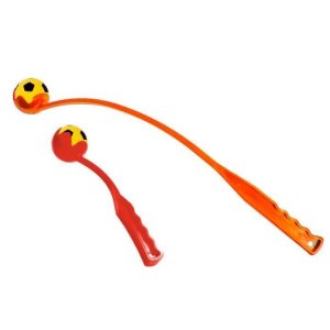 Karlie-Flamingo vrhač loptičiek, oranžový, 32cm