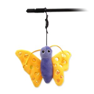 Hračka MAGIC CAT prút zvieratká s catnipom mix 41 cm