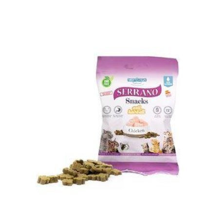 Serrano Snack pre Cat-Chicken-AntiHairball 50g