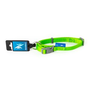 PROFIZOO Obojok popruh JEDNOBAREVNÝ (15mm x 25 – 35 cm) zelená