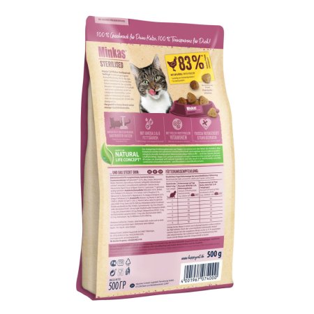 Happy Cat Minkas Sterilised Geflügel 1,5 kg