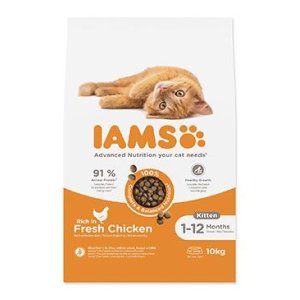 IAMS for Vitality Kitten Food with Fresh Chicken 10kg