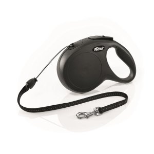 Vodítko Flexi New Classic M lanko 8m/20kg čierna