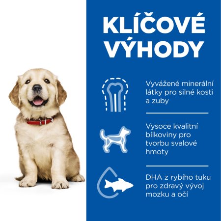 Hill’s Science Plan granule pre šteňatá veľkých plemien s kuracím 14.5 kg