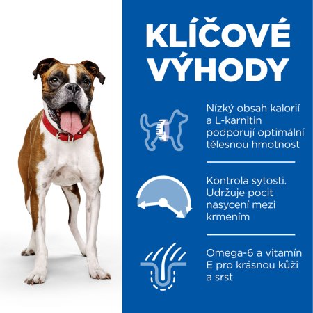 Hill’s Science Plan Light pre dospelé psy stredných plemien s kuracím 14 kg