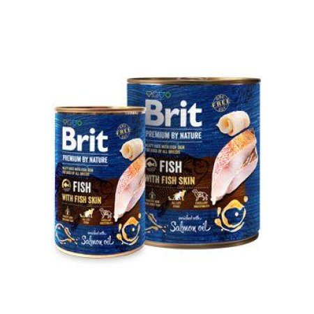 Brit Premium Dog by Nature konz Fish & Fish Skin 800g