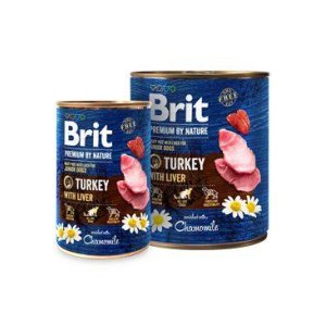 Brit Premium Dog by Nature konz Turkey & Liver 400g