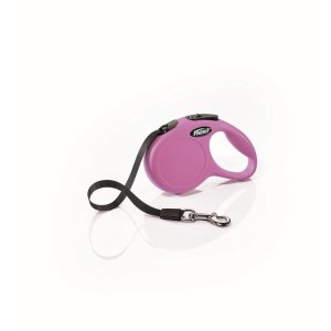 Vodítko Flexi New Classic XS opasok 3m/12kg ružová