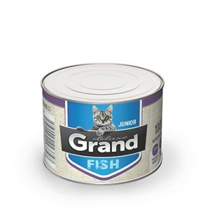 GRAND deluxe 100% Rybie pre mačku Junior 180 g