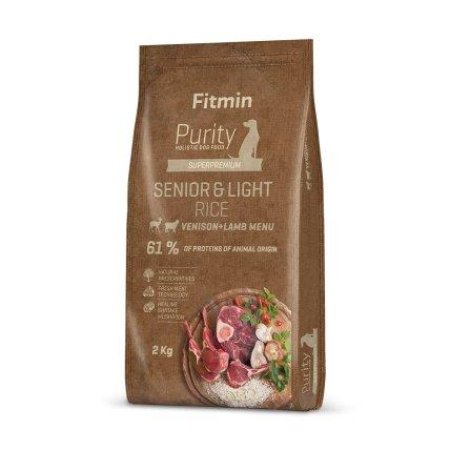 Fitmin dog Purity Rice Senior&Light Venison&Lamb 2 kg