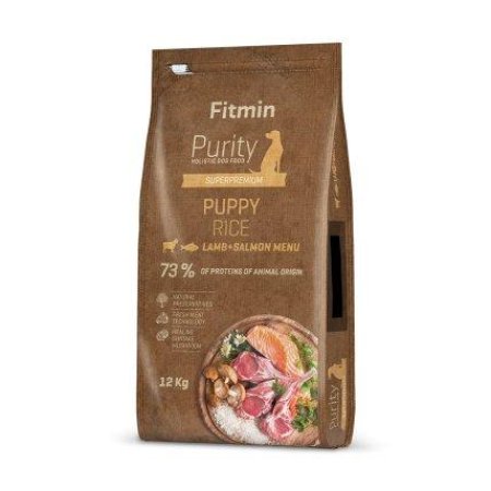 Fitmin dog Purity Rice Puppy Lamb&Salmon 12 kg