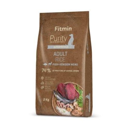 Fitmin dog Purity Rice Adult Fish&Venison 2 kg