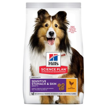 Hill’s Science Plan Canine Adult Sensitive Stomach & Skin Medium Chicken 14 kg