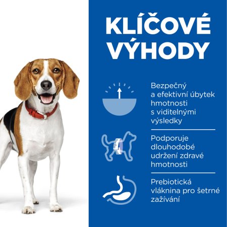 Hill’s Science Plan Perfect Weight pre stredné dospelé psy s kuracím 12 kg