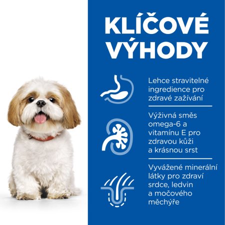 Hill’s Science Plan granule pre starších psov malých plemien s kuracím 6 kg