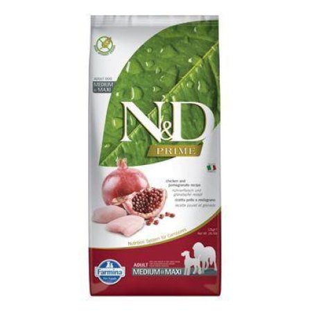 N&D PRIME DOG M/L Adult Chicken & Pomegranate 12kg