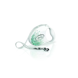Vodítko Flexi Glam Splash Ocean S opasok 3m/12kg biela