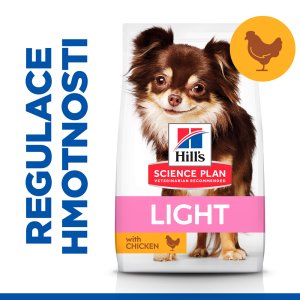 Hill’s Science Plan Light granule pre dospelých psov malých plemien s kuracím 6 kg