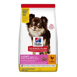 Hill’s Science Plan Light granule pre dospelých psov malých plemien s kuracím 6 kg