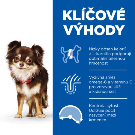 Hill’s Science Plan Light granule pre dospelých psov malých plemien s kuracím 6 kg