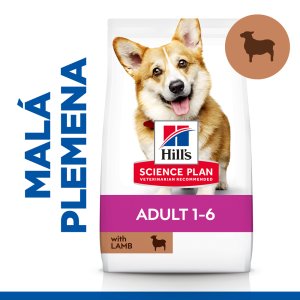 Hill’s Science Plan granule pre dospelých psov malých plemien s jahňacím a ryžou 6 kg
