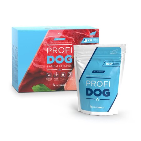 PROFIDOG kapsička kúsky s jahňacím a kuracím v omáčke 12x100g