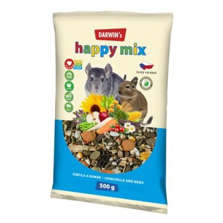 DARWINS činčila & osmák happy mix 500 g