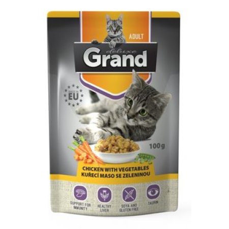 GRAND deluxe vrecko kuracie mäso so zeleninou 100 g