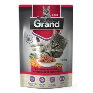 GRAND deluxe vrecko hovädzie mäso so zeleninou 100 g