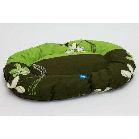 PROFIZOO Vankúš štandard č.5 65cm zelený kvietok (bav)