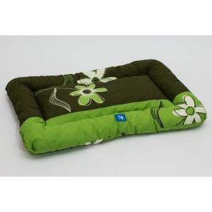 PROFIZOO Vankúš 4R č.1 50cm zelený kvietok (bav)