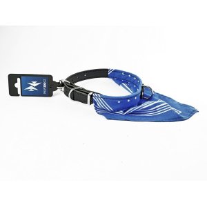 PROFIZOO Obojok + bavlnená šatka (18mm x 50cm) čierna