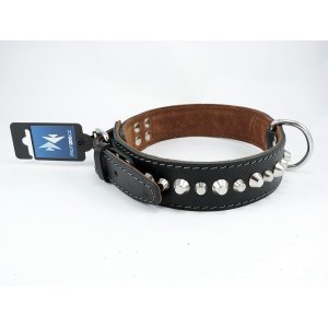 PROFIZOO Obojok MOLOSS, kužeľa 1r. (40mm x 60cm) čierna