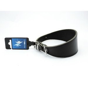 PROFIZOO Obojok kožený, CHRT (47cm) čierna