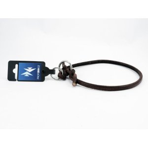 PROFIZOO Obojok sťahovací - guľatá koža (8mm x 50cm) hnedá