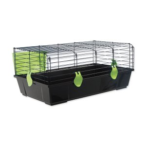 Klietka SMALL ANIMAL Michal čierna so zelenou výbavou