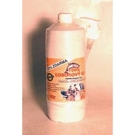 Lososový olej 100% pes 1000ml