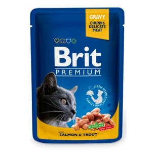 Brit Premium Cat Salmon & Trout 100g