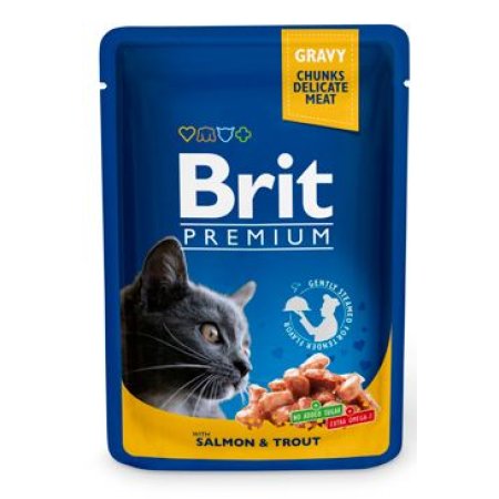 Brit Premium Cat Salmon & Trout 100g