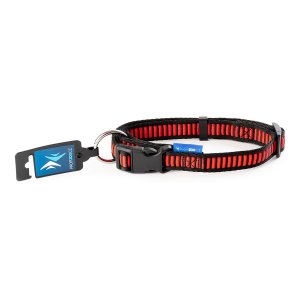 PROFIZOO Obojok popruh REBRÍK (25mm x 40-66cm) červená