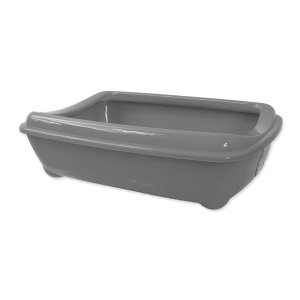Toaleta MAGIC CAT Economy s okrajom šedá 42cm