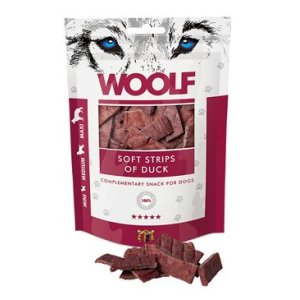 WOOLF pochúťka soft strips of duck 100g